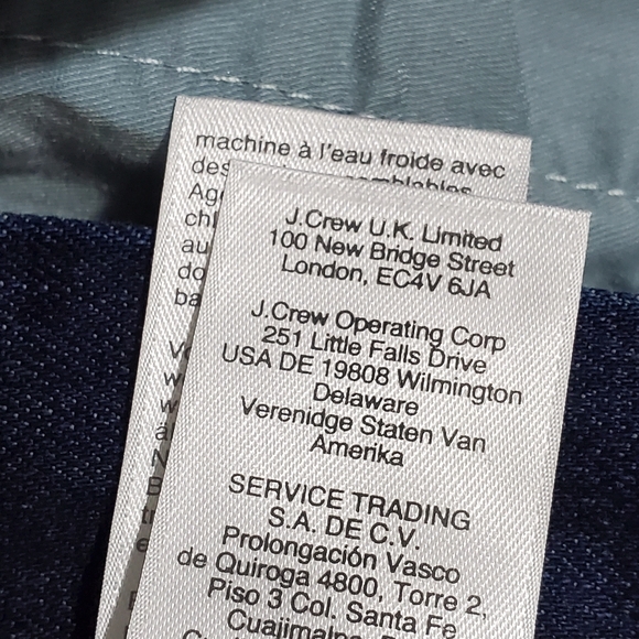 J Crew Vintage Straight Leg Jeans With Velvet Stripe Denim 36 Women - Picture 10 of 11